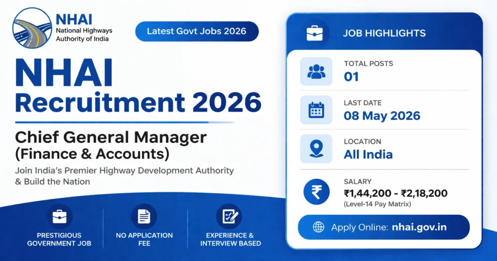 NHAI Recruitment 2026 