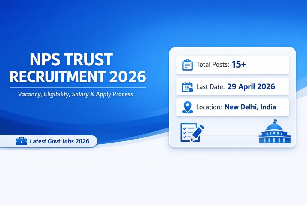 NPS Trust Recruitment 2026 Overview