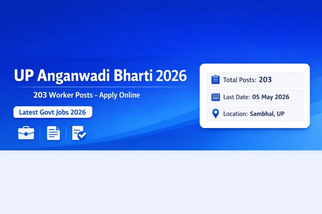 UP Anganwadi Bharti 2026